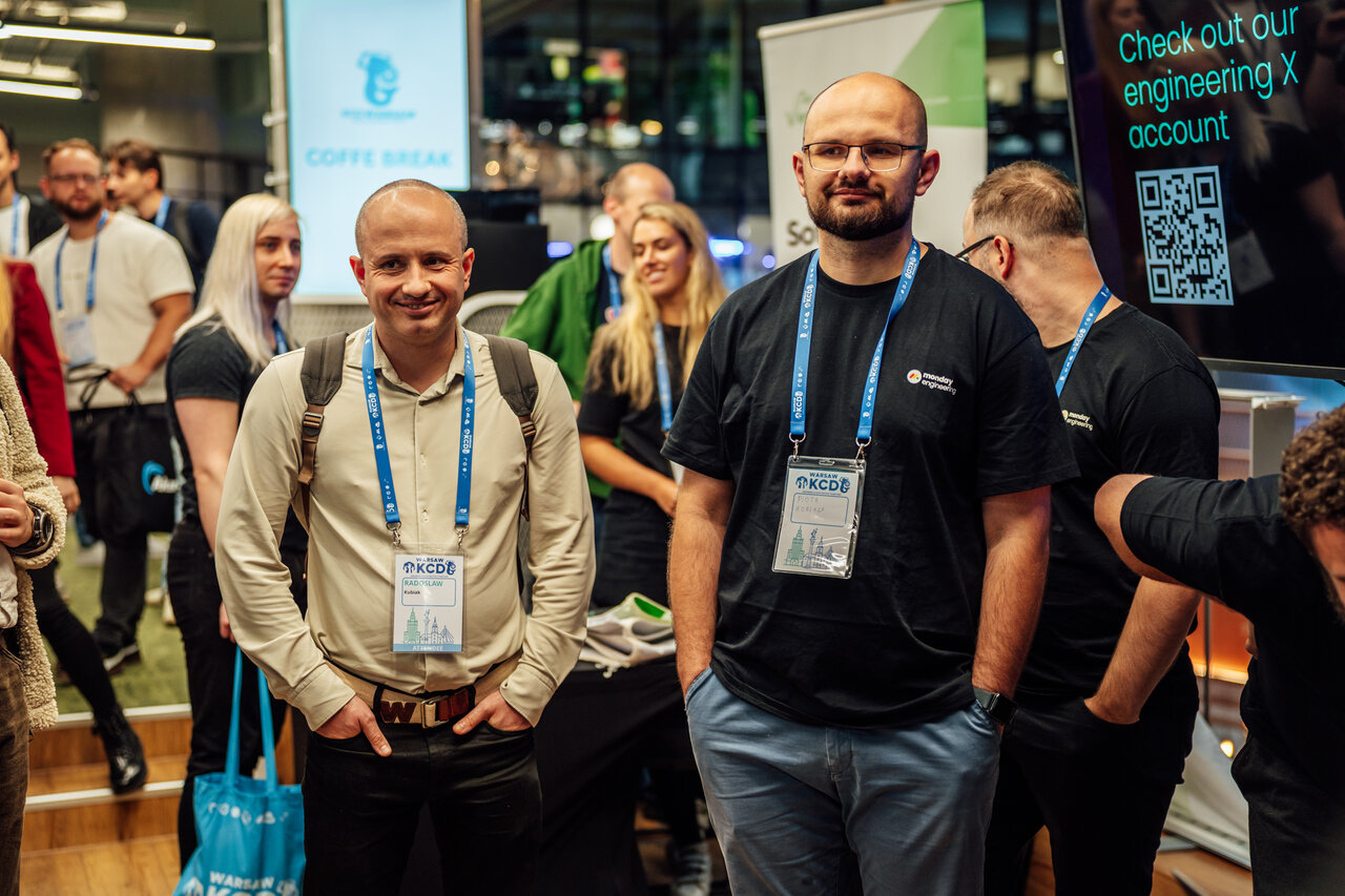 Attendees posing at KCD Warsaw